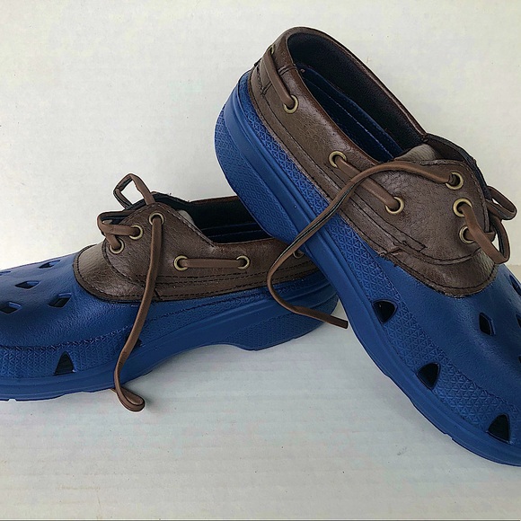 EUC Airwalk Islander Boat Shoes. Size W8/M6 Navy/Brown - Picture 3 of 6